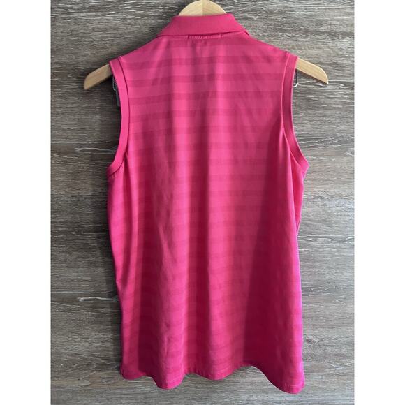 RLX RALPH LAUREN Size L Pink Polo Golf Tailored Fit Piqué Sleeveless New - Picture 5 of 7